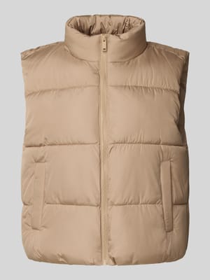Regular fit bodywarmer met opstaande kraag, model 'BEE NEW' Shop The Look MANNEQUINE