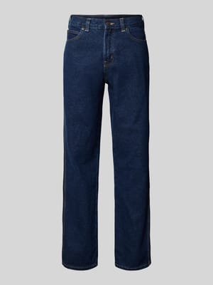 Jeansy o prostym kroju w fasonie 5 kieszeni Shop The Look MANNEQUINE