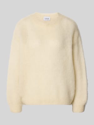 Relaxed Fit Strickpullover aus Mohair-Mix Modell 'CAMILLE' Shop The Look MANNEQUINE