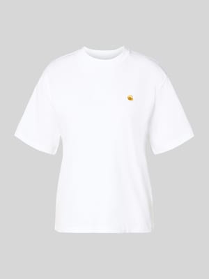 T-shirt z wyhaftowanym logo Shop The Look MANNEQUINE