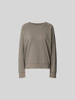 Sweatshirt mit gerippten Abschlüssen Shop The Look MANNEQUINE