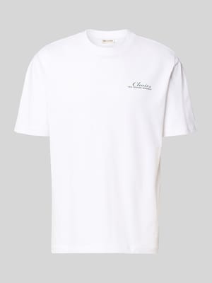 Regular Fit T-Shirt aus reiner Bio-Baumwolle Modell 'FRED LIFE' Shop The Look MANNEQUINE