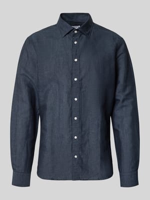 Regular Fit Freizeithemd aus Leinen-Mix Shop The Look MANNEQUINE