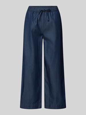 Tencel Lyocell Culotte mit elastischem Bund Shop The Look MANNEQUINE