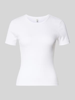 Slim Fit T-Shirt aus Baumwoll-Mix Modell 'VAL LIFE' Shop The Look MANNEQUINE