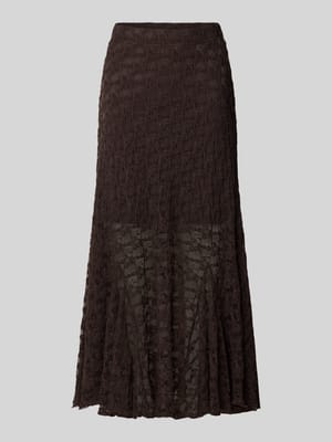 Spódnica midi z kwiatową koronką model 'Reddy' Shop The Look MANNEQUINE