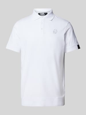 Poloshirt mit Logo-Print Shop The Look MANNEQUINE