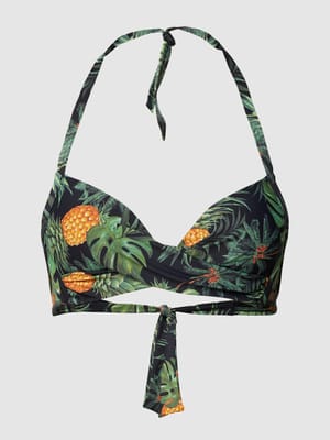 Bikini-Oberteil mit Allover-Print Modell 'EYRO' Shop The Look MANNEQUINE