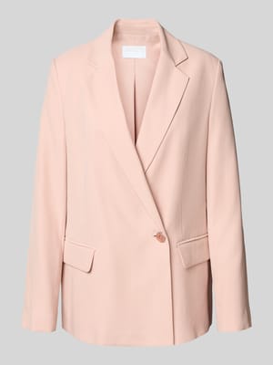 Relaxed Fit Blazer aus Viskose-Mix mit Pattentaschen Shop The Look MANNEQUINE