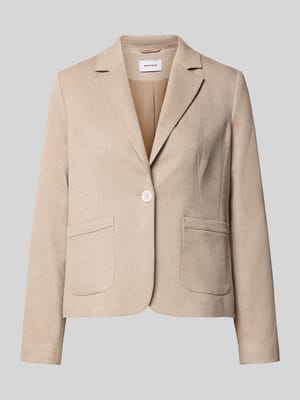 Żakiet o kroju regular fit z kołnierzem z połami i zapięciem na guzik Shop The Look MANNEQUINE