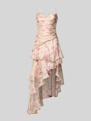 Abendkleid mit floralem Allover-Print Shop The Look MANNEQUINE