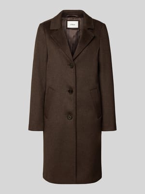 Płaszcz o kroju regular fit z dodatkiem wełny Shop The Look MANNEQUINE