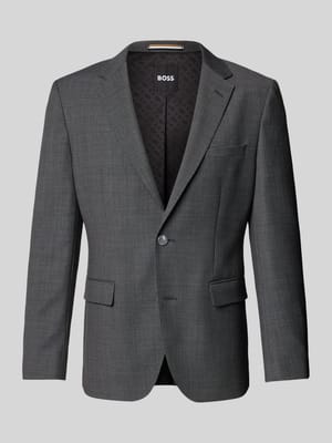 Slim Fit 2-Knopf-Sakko mit Pattentaschen Modell 'Jasper' Shop The Look MANNEQUINE