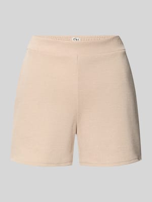 Shorts mit elastischem Bund Modell 'KATE PIQUE' Shop The Look MANNEQUINE