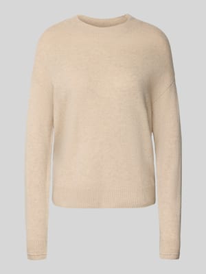 Wollen pullover met ronde hals Shop The Look MANNEQUINE