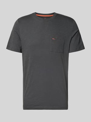 Regular Fit T-Shirt aus reiner Baumwolle Shop The Look MANNEQUINE