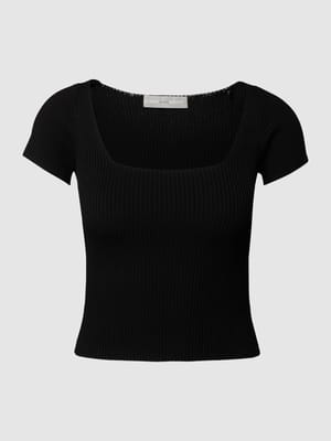 T-shirt met vierkante hals Shop The Look MANNEQUINE