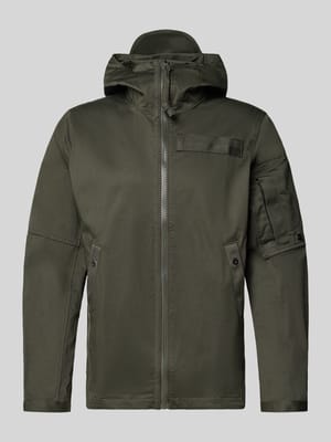 Regular Fit Regenjacke mit Reißverschluss Modell 'Batt' Shop The Look MANNEQUINE