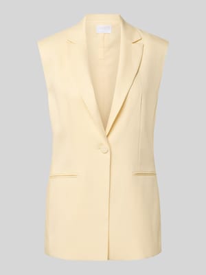 Gilet met reverskraag en knoopsluiting Shop The Look MANNEQUINE