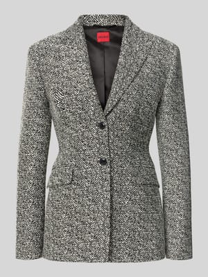 Regular fit longblazer met 2-knoopsluiting model 'Asmalla' Shop The Look MANNEQUINE