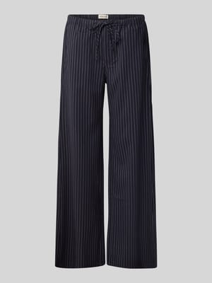 wide fit broek met elastische band Shop The Look MANNEQUINE