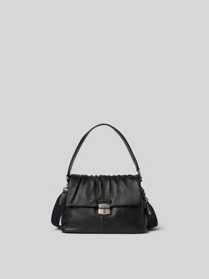 Shoulder Bag aus echtem Lammleder Shop The Look MANNEQUINE