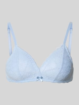 Triangel-BH mit Spitze und Schleifen-Detail Shop The Look MANNEQUINE