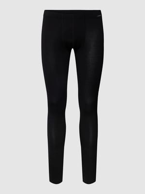 Lange onderbroek met labeldetail, model 'WARMING BASELAYER' Shop The Look MANNEQUINE