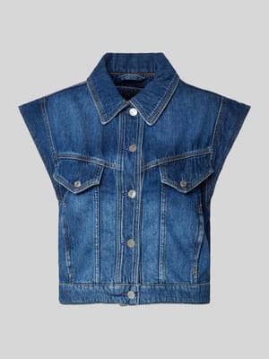 Jeansgilet met borstzakken Shop The Look MANNEQUINE