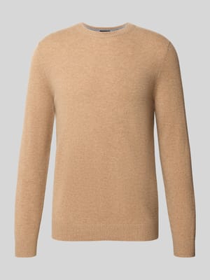 Pullover van kasjmier met geribde boorden Shop The Look MANNEQUINE