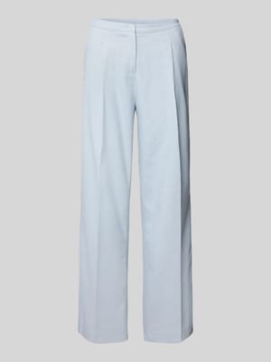 Stoffen broek met persplooien en steekzakken, model 'Maiga' Shop The Look MANNEQUINE