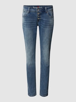 Slim Fit Jeans im 5-Pocket-Design Modell 'Malibu' Shop The Look MANNEQUINE