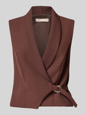 Weste mit Schalkragen Shop The Look MANNEQUINE