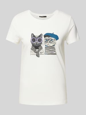 T-Shirt mit Motiv-Print Shop The Look MANNEQUINE