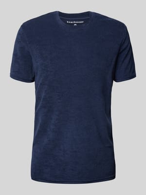 T-Shirt mit Frottee Shop The Look MANNEQUINE