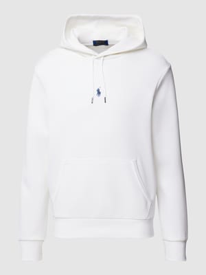 Hoodie met labelstitching Shop The Look MANNEQUINE