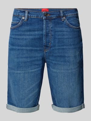 Szorty jeansowe o kroju tapered fit z 5 kieszeniami model ‘634’ Shop The Look MANNEQUINE