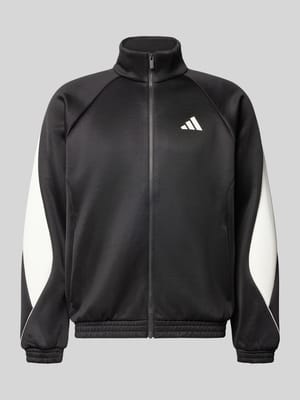 Trainingsjacke mit Logo und Stehkragen Shop The Look MANNEQUINE