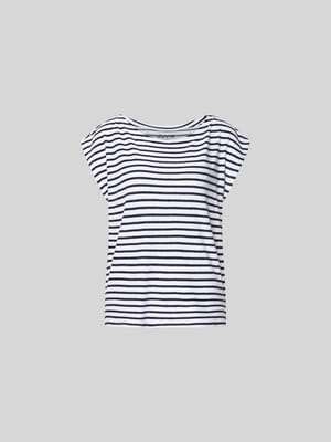T-Shirt in Frottee-Optik Shop The Look MANNEQUINE
