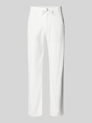 Loose Fit Leinenhose mit Tunnelzug Modell 'BRODY' Shop The Look MANNEQUINE