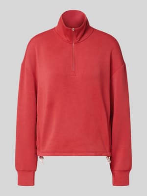 Sweatshirt mit Stehkragen und Reißverschluss Modell 'SIAN' Shop The Look MANNEQUINE