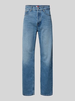 loose fit jeans van katoenmix Shop The Look MANNEQUINE