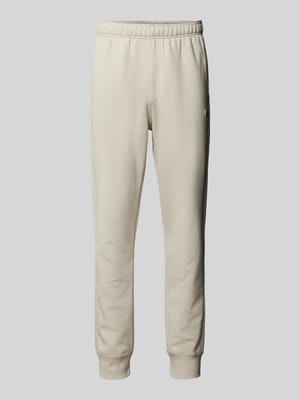 Regular fit sweatpants met logostitching Shop The Look MANNEQUINE