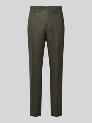 Regular Fit Anzughose aus reinem Leinen Modell 'BAILEY' Shop The Look MANNEQUINE