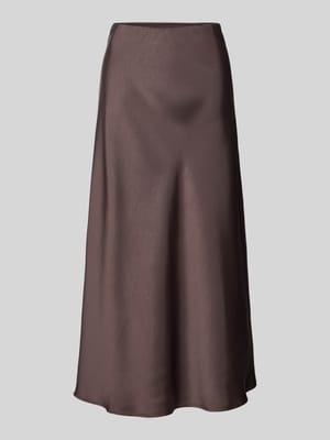 Midirok van satijn met elastische band, model 'Bovary' Shop The Look MANNEQUINE