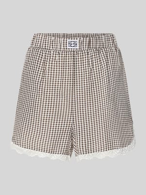Shorts mit Spitzenbesatz Modell 'ELIZA' Shop The Look MANNEQUINE