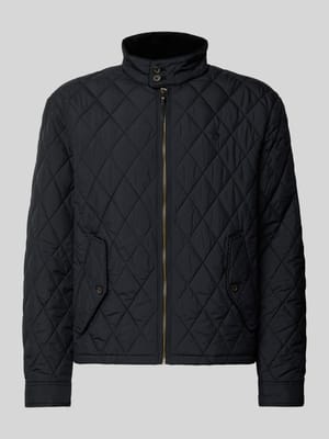 Wiatrówka z pikowaniem i wyhaftowanym logo Shop The Look MANNEQUINE