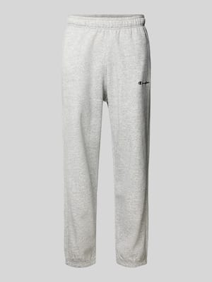Regular Fit Sweatpants mit Label-Stitching Shop The Look MANNEQUINE