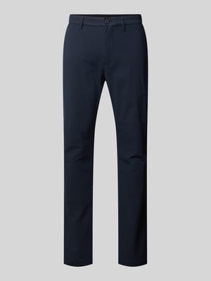 Straight Leg Chino aus atmungsaktivem Material Modell 'DENTON' Shop The Look MANNEQUINE