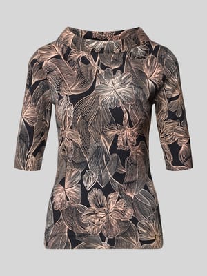 T-Shirt mit Stehkragen Shop The Look MANNEQUINE